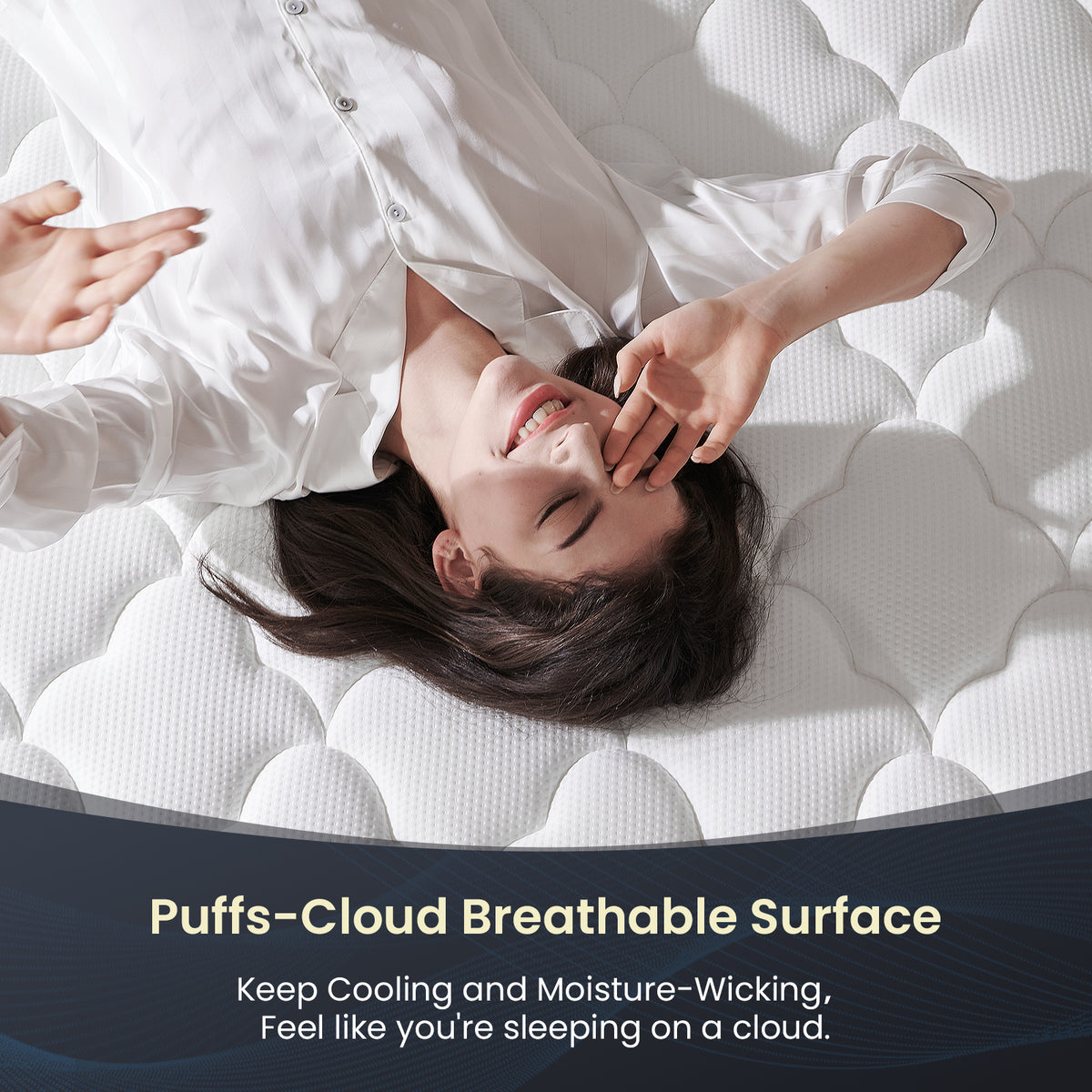 Vorbed 12 Inch Gel Memory Foam Sprung Hybrid Mattress